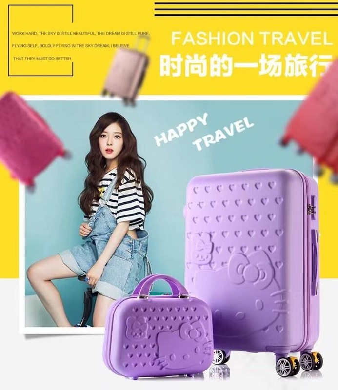 Новейшие пластиковые чемоданы для детей и подростков