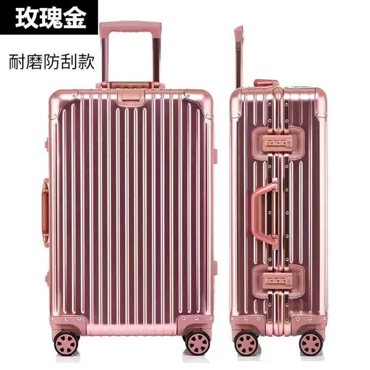 Все из алюминиево-магниевого сплава Путешественный чемодан Деловой руловой багаж на колесах Троллейбусный багаж Кабина для перевозки