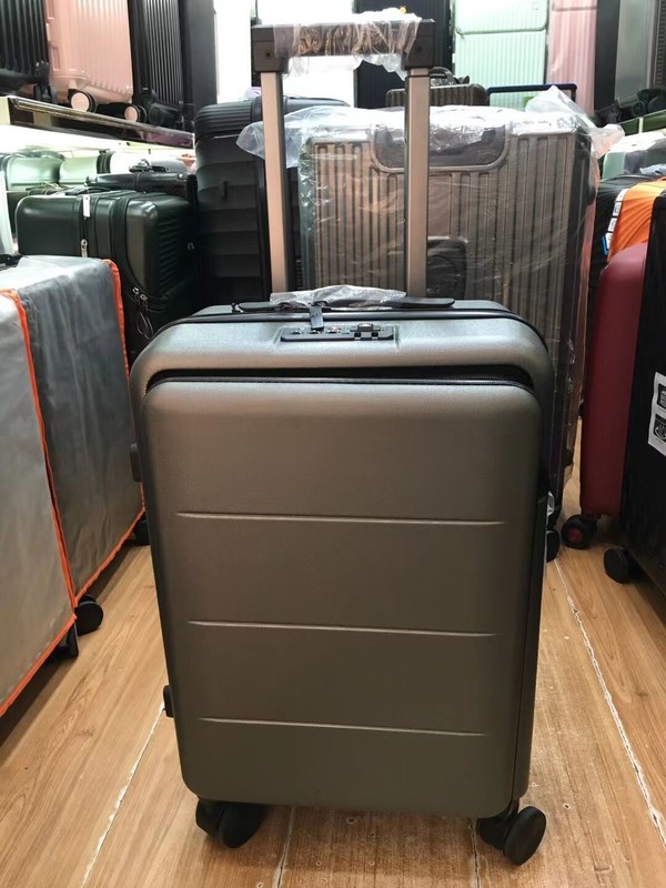 Чемодан с багажом Набор на кусочек Носить на ABS + PC Spinner Trolley с карманом Носить на багаж для деловых поездок