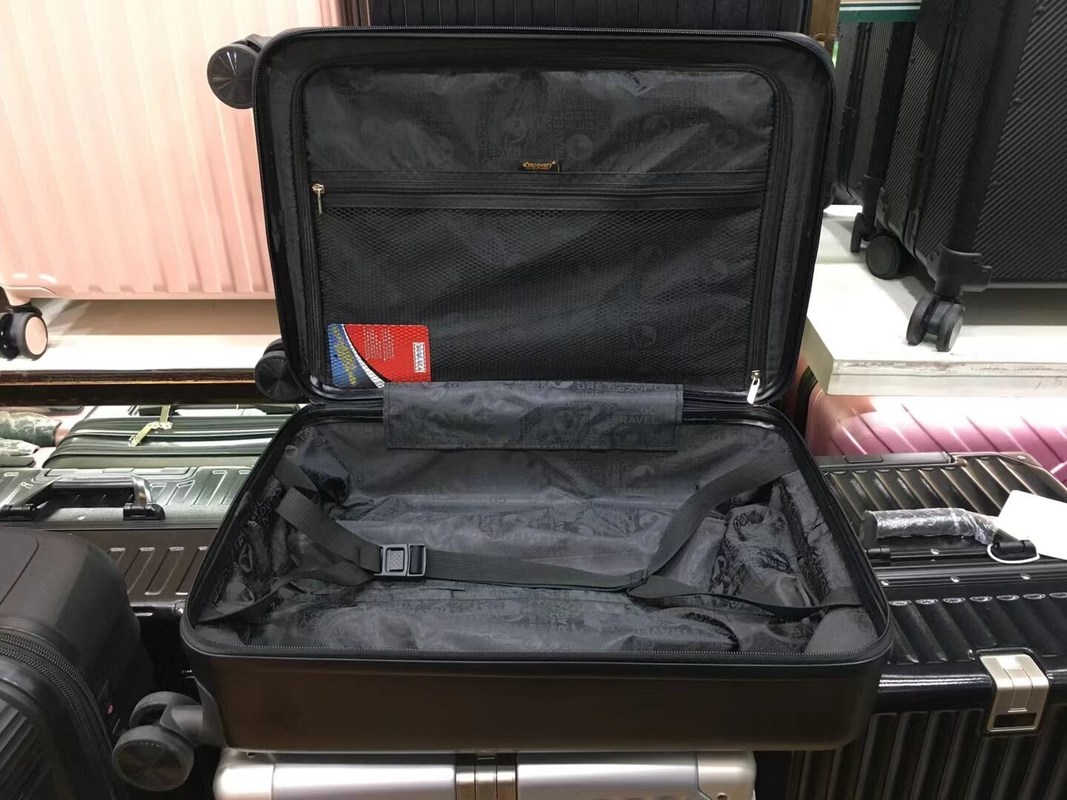 Чемодан с багажом Набор на кусочек Носить на ABS + PC Spinner Trolley с карманом Носить на багаж для деловых поездок