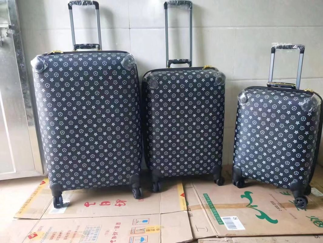 Фабрика Custom OEM Leather Wholesale High Quality Aluminum Alloy Frame Trolley Suitcase Luxury Luggage Sets (Фабрика на заказ OEM кожаная оптовая торговля высококачественной алюминиевой сплав рамкой тележки чемодан
