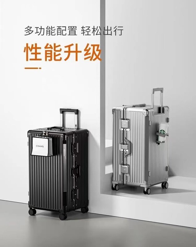 Каркас багажный троллейбус универсальный колесный чемодан большой вместимости багаж для посадки многофункциональный цип и алюминий
