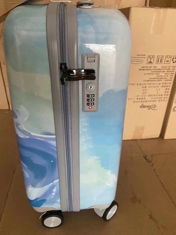 Настроить рисунок Мультфильм Анимация Дети ездить на чемодан Дети Сиденье для девочек Мальчики путешествовать Нести на багаж