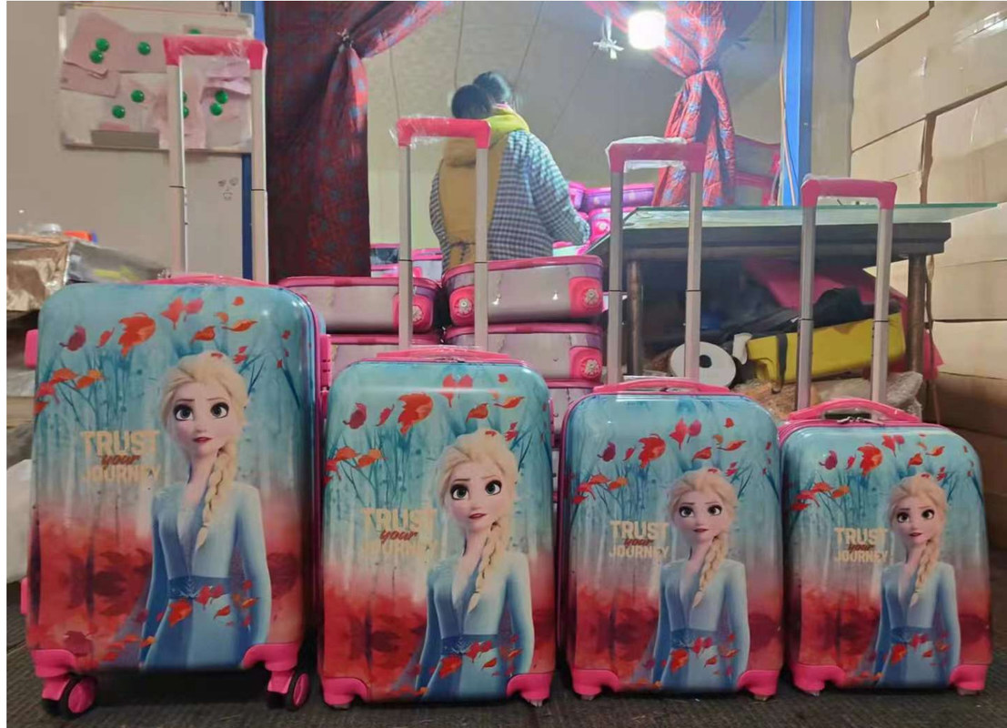 Прозрачный Прозрачный индивидуальный дизайн Мультфильм Дизайн животных ABS ПК Сумочки для путешествий Детские Сумочки багаж