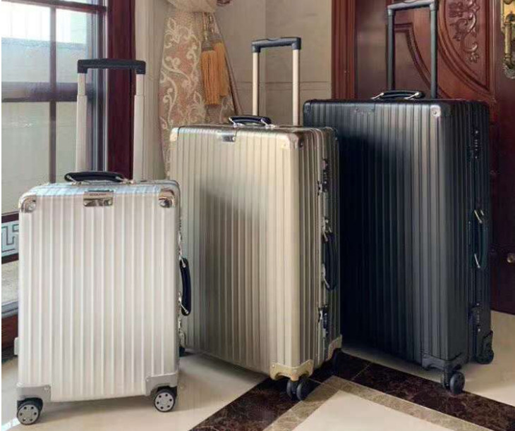 Горячая продажа Все алюминиевое магниевое сплав Винтажный багаж для путешествий унисекс носить TSA на заказ замок чемодан крутящие колеса Manufa