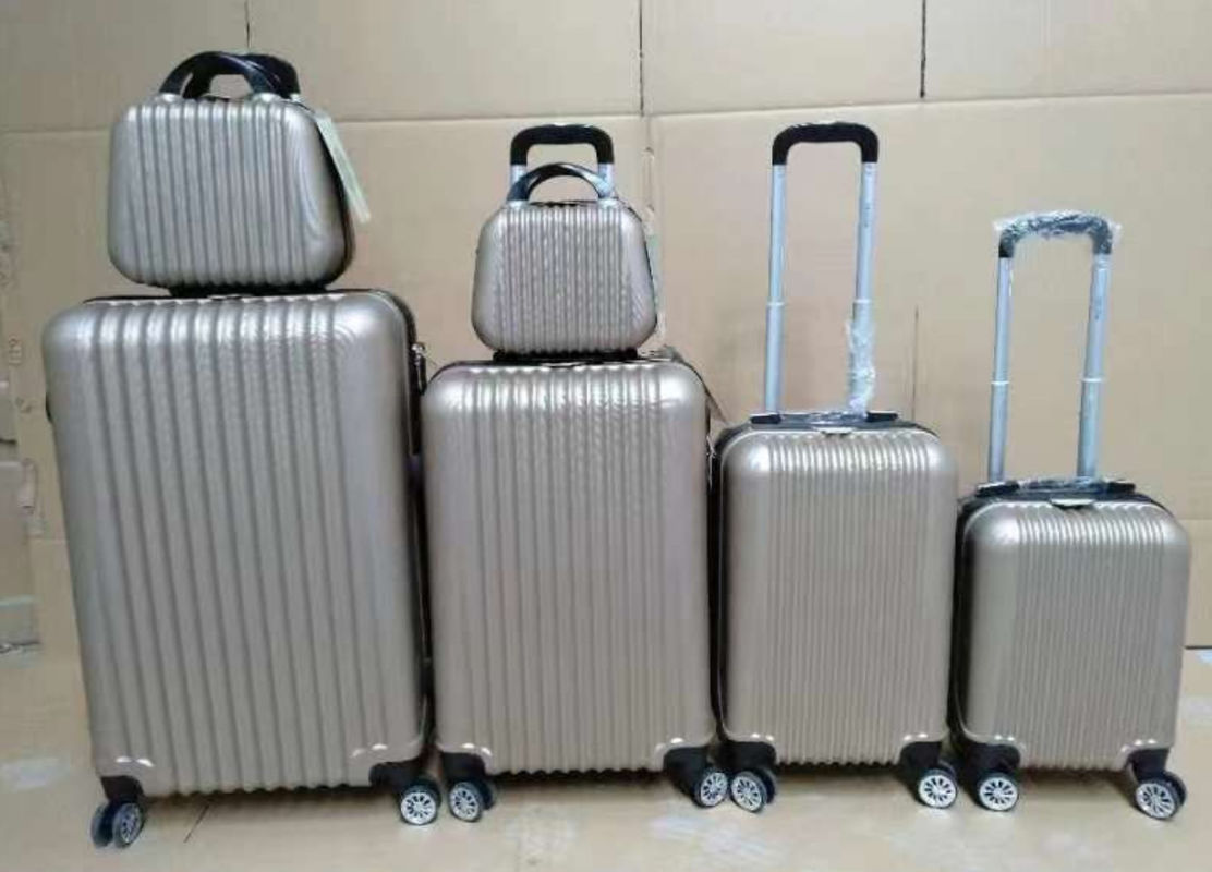 Фабрика Простой дизайн полосы Путешествия ABS Carry-On Trolley Case Чемоданы Путешественный багаж сумки наборы 20 24 28 дюймов