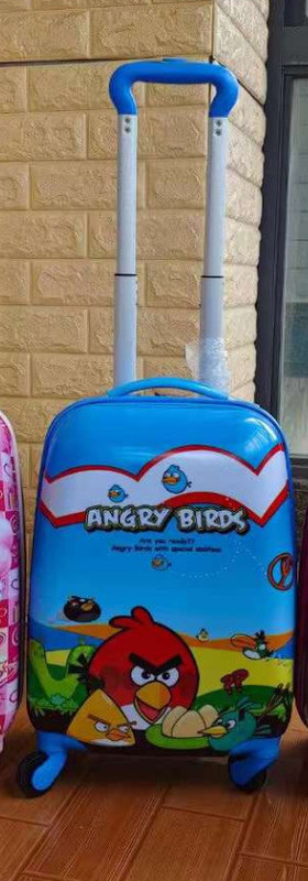 16 дюймовый двусторонний мультфильм с ципором багаж, универсальный колясочный багажник, детский кошелек