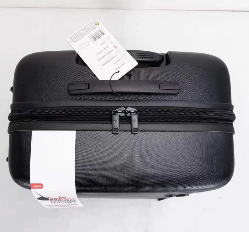 Чёрный неразрывный р.п. Новейший чемодан прочный багаж 28 расширяемый чемодан для деловых поездок